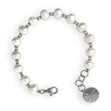 Freshwater Pearls Bracelet in Silver