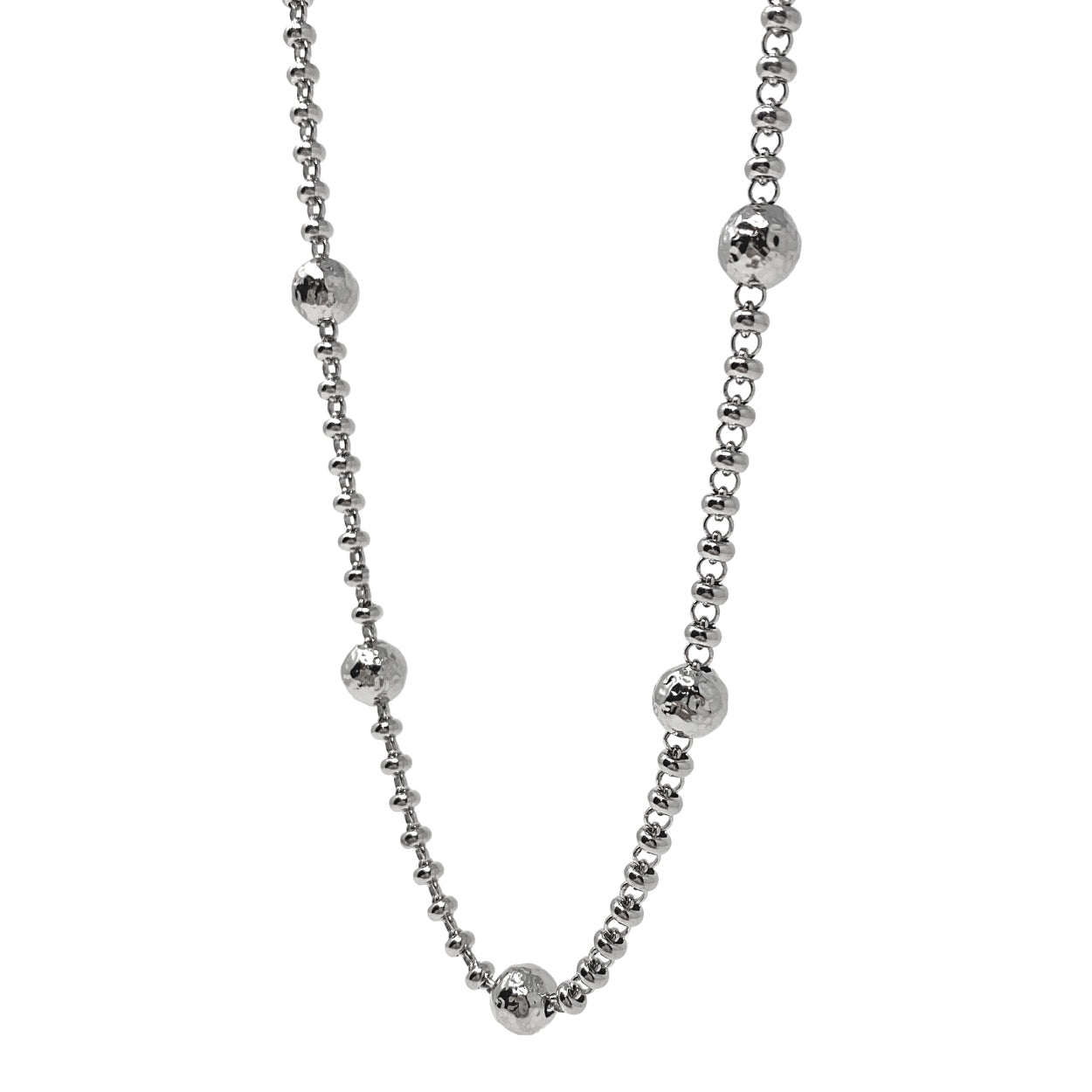 Bubbles Necklace in Silver
