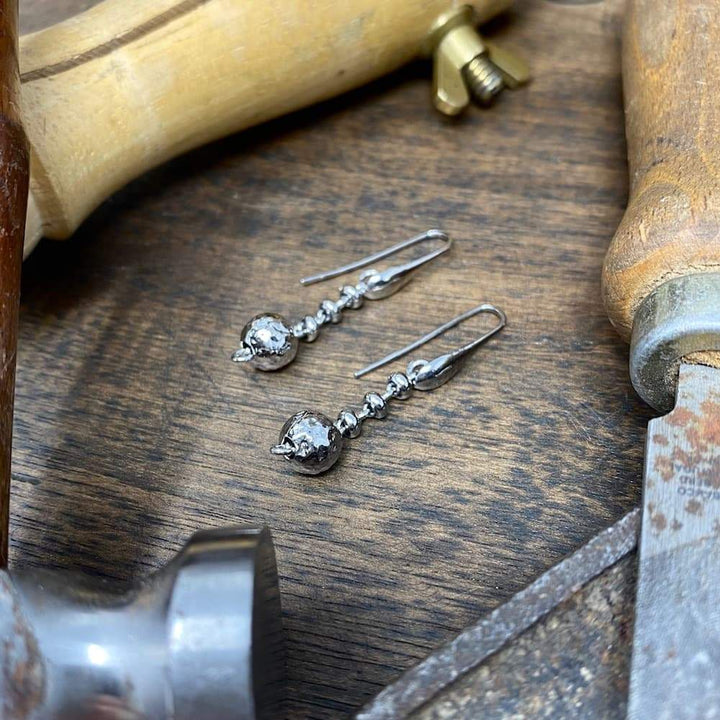 Bubbles Earrings in Silver