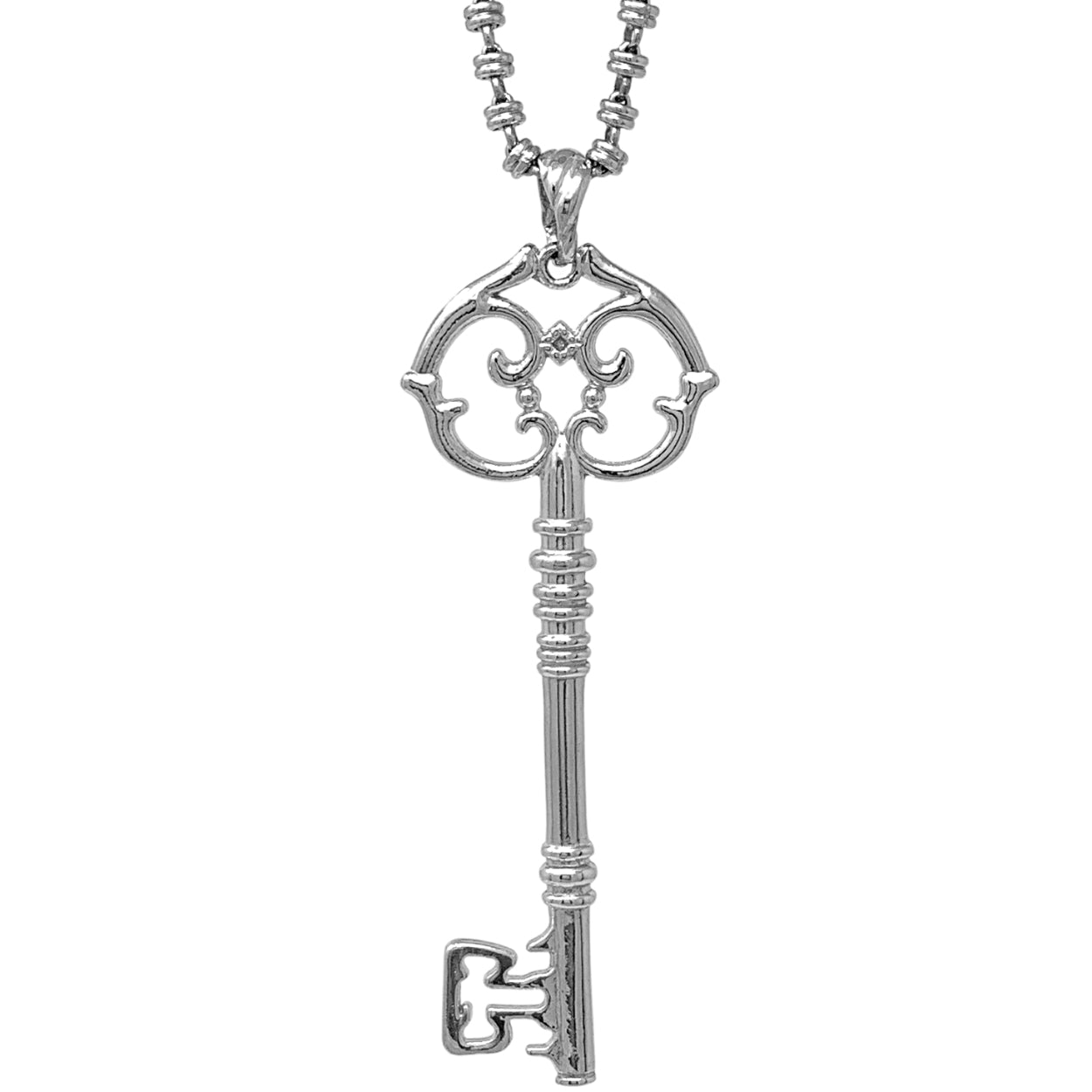 Grande Key Pendant in Silver