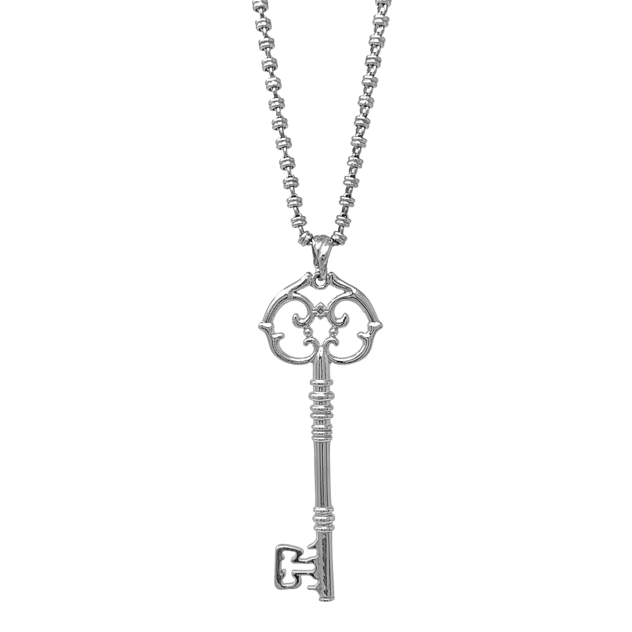 Grande Key Pendant in Silver