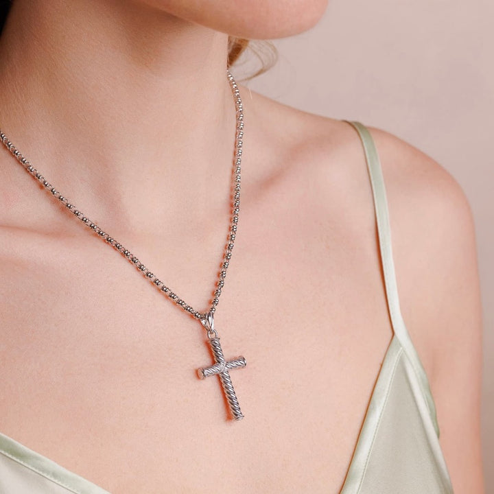 Lonestar Cross Pendant in Silver