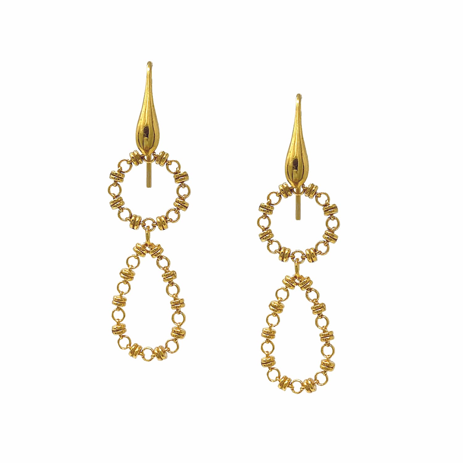 Botticelli Drops Earrings in Gold