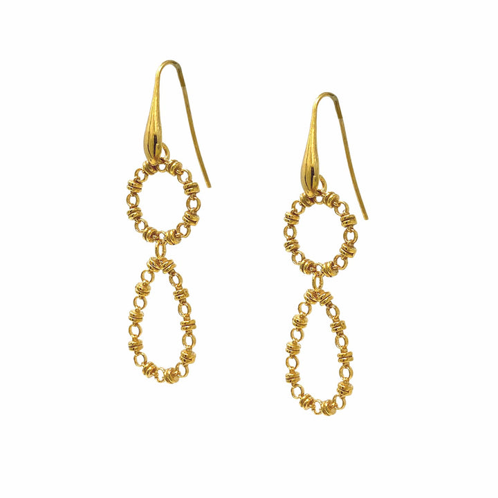 Botticelli Drops Earrings in Gold