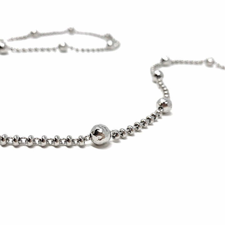 Bubbles Necklace in Silver