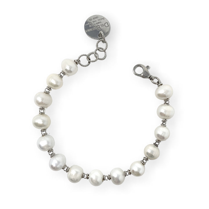 Freshwater Pearls Bracelet in Silver