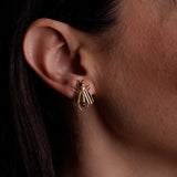 Bee Earrings in Gold