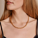 Links 7mm Necklace in Gold