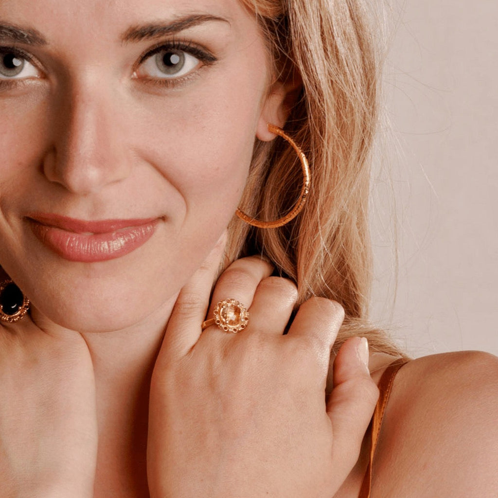 Filary Ring in Gold with Citrine