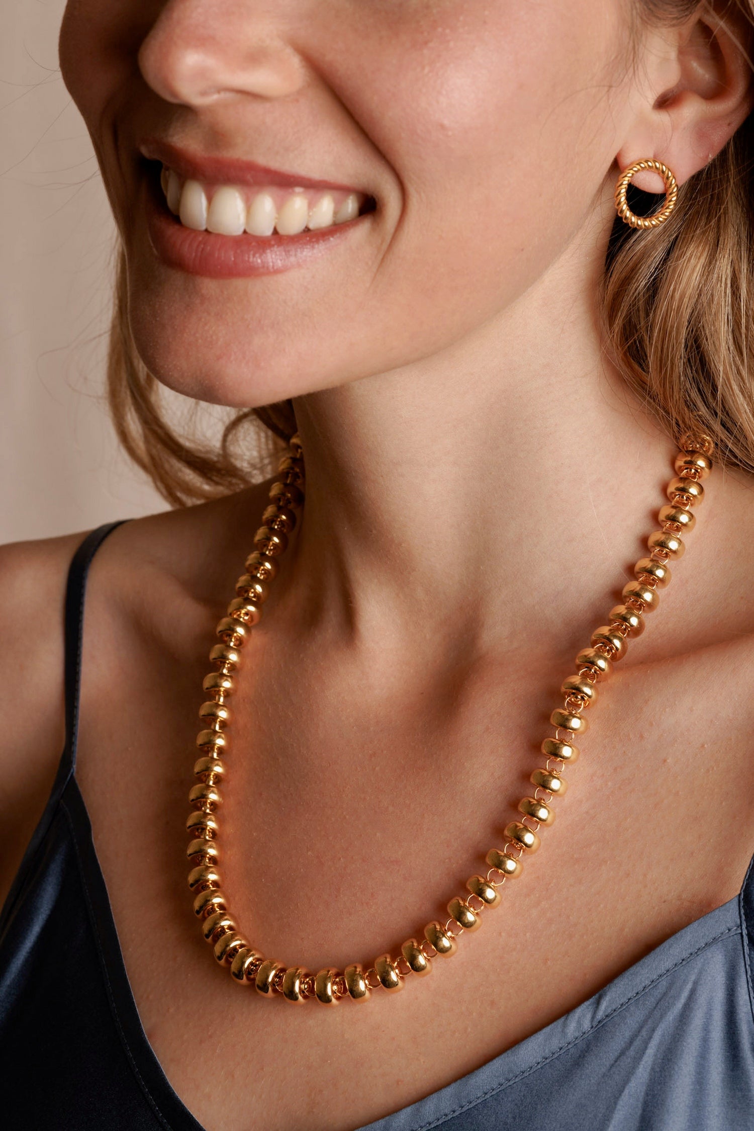 Ciambelle 10mm Necklace in Gold