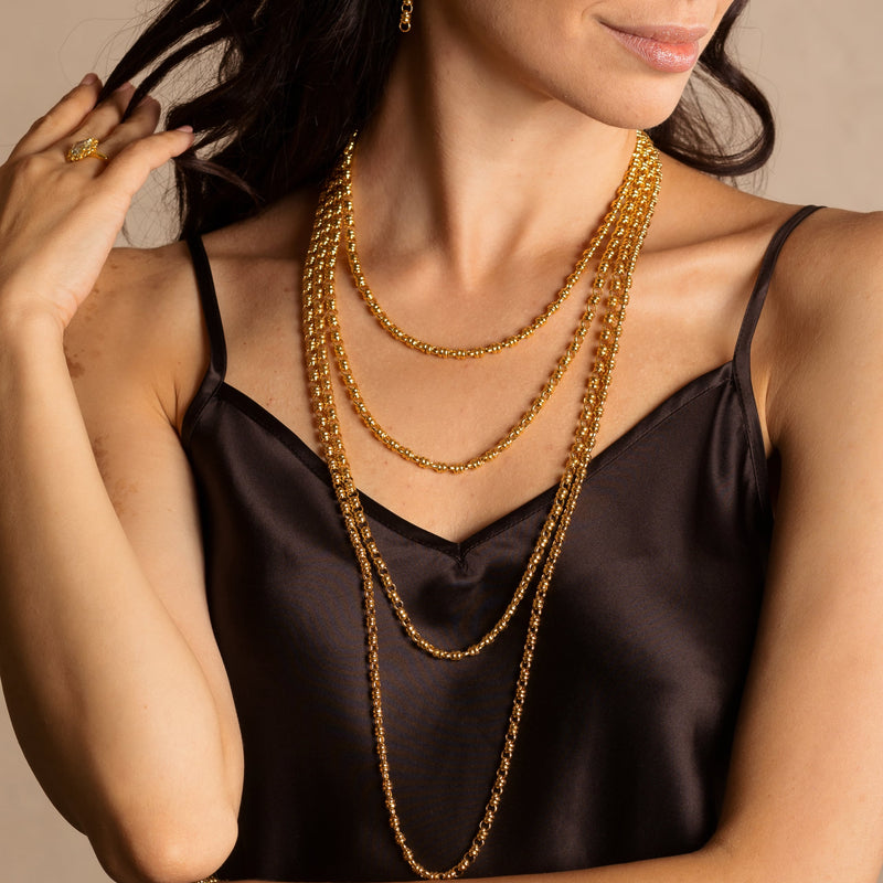 Links 5mm Necklace in Gold