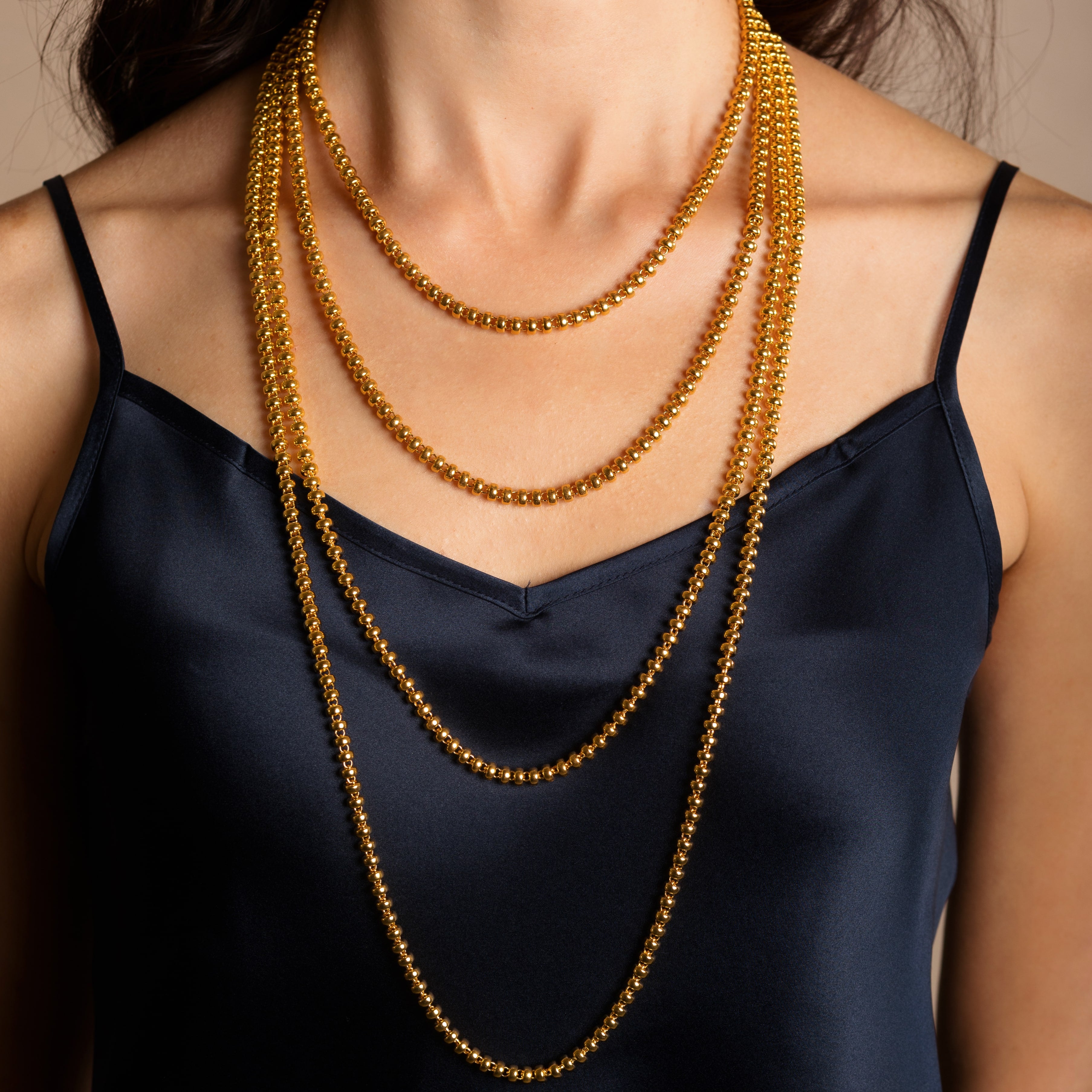Ciambelle 5mm Necklace in Gold