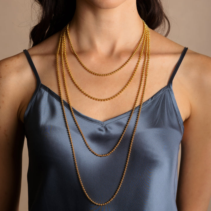 Ciambelle 3mm Necklace in Gold